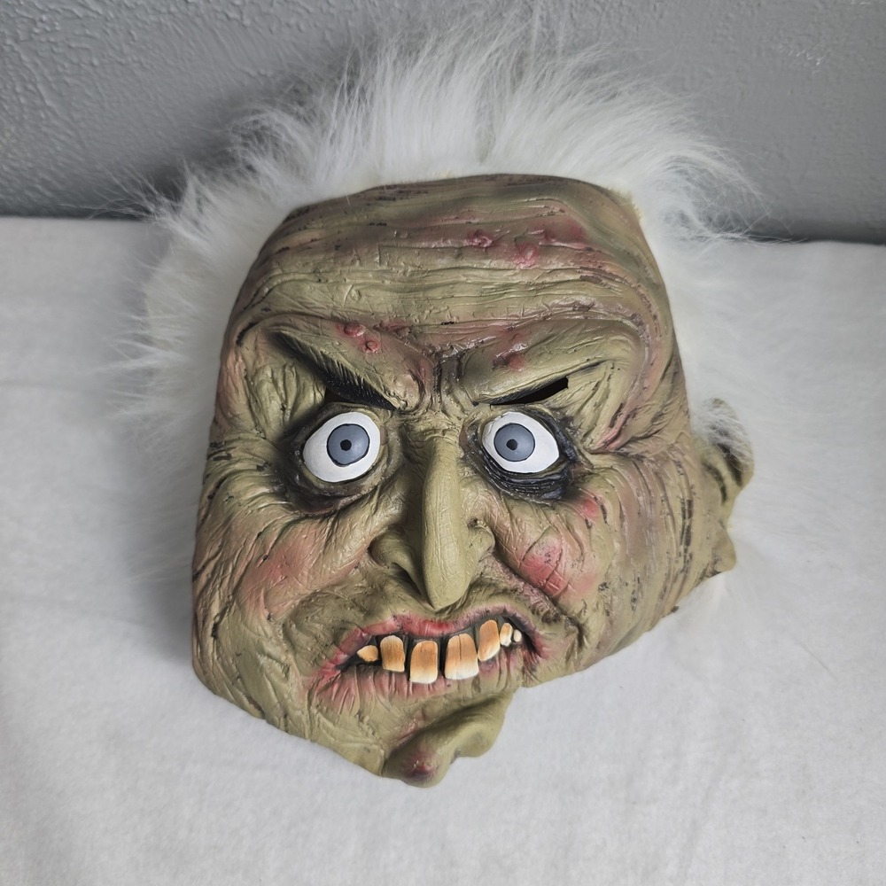 PMG Halloween Mask Old Man Mad Scientist Scary Elderly Spooky 2006